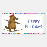 Plato platypus tightrope walker
