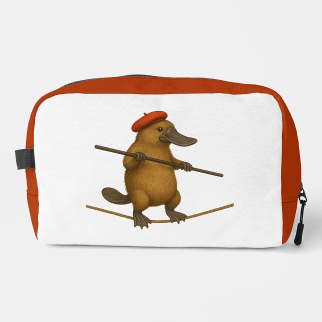 Plato platypus tightrope walker dopp kit (Front)