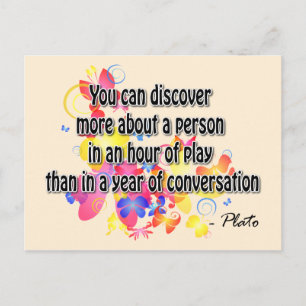 Plato Postcard