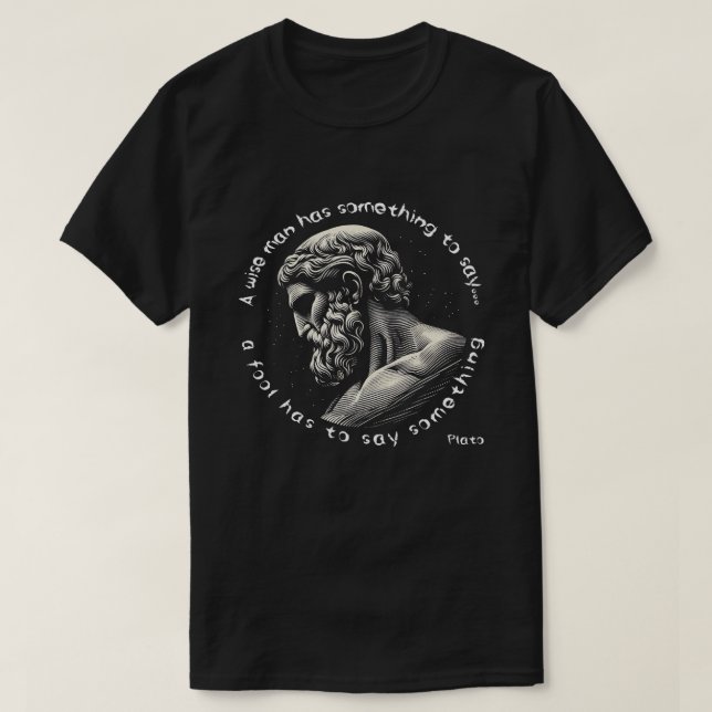 Plato Quote T-Shirt (Design Front)