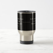 Plato Quote; The Touch Of Love Travel Mug (Center)