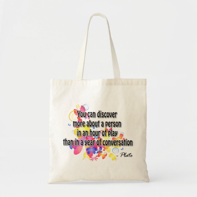 Plato Tote Bag (Front)