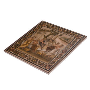 Plato's Academy mosaic Tile
