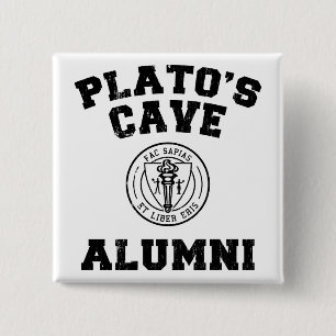 Plato's Cave Alumni Button