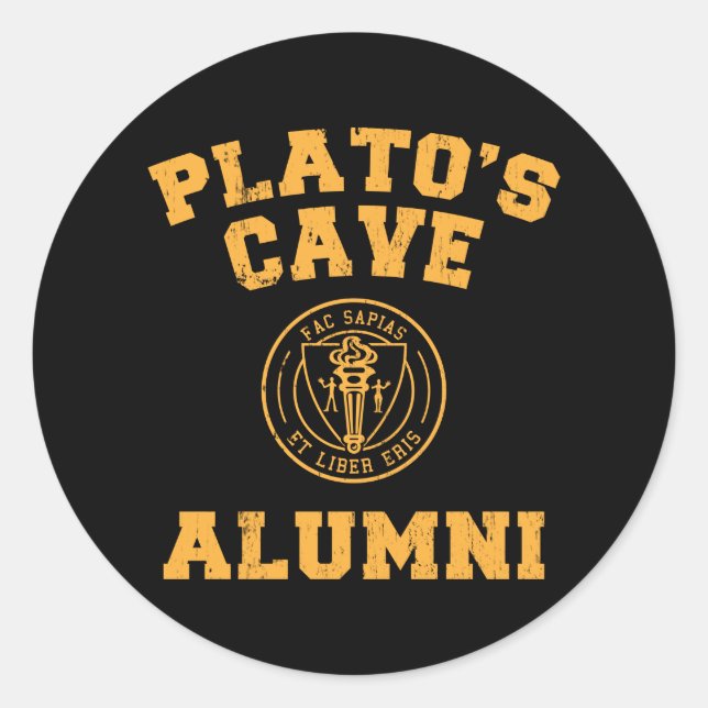 Plato's Cave Alumni Sticker (Front)