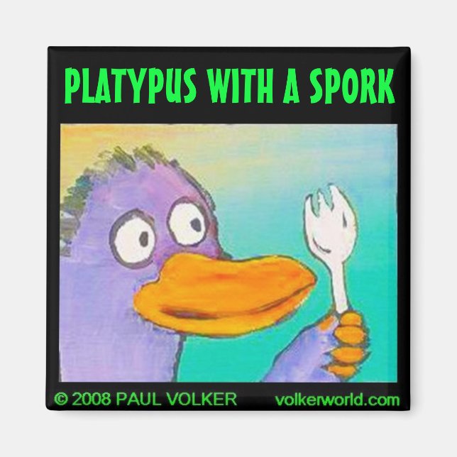 PLATYPUS  $3.00 MAGNET (Front)