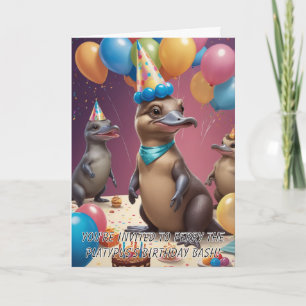 Platypus Birthday Party: A Wild Celebration #3 Invitation