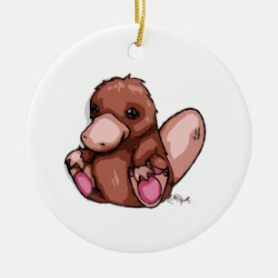 Platypus Ceramic Tree Decoration