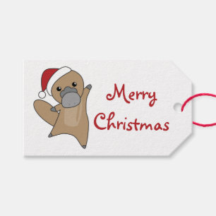 platypus Christmas Tabes Sweet Animals Trucker Hat Gift Tags