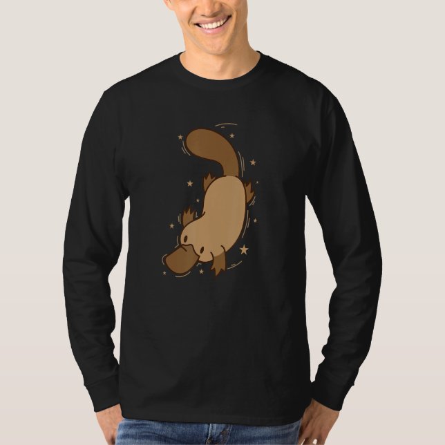 Platypus diving Australia T-Shirt (Front)
