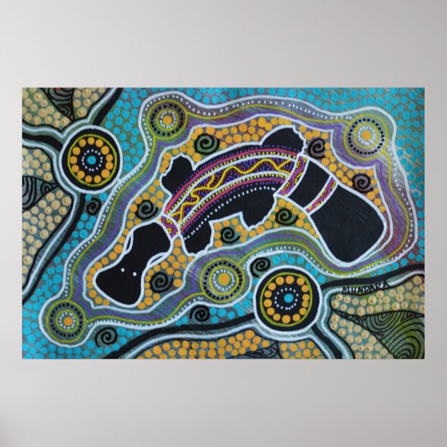Platypus Dreaming Poster (Front)