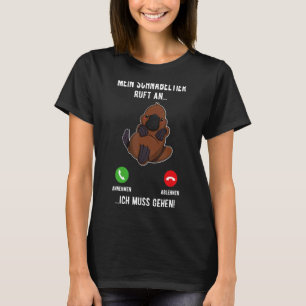 Platypus Mammals Australia Biology Wildlife Studen T-Shirt