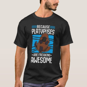 Platypus Mammals Australia Biology Wildlife Studen T-Shirt