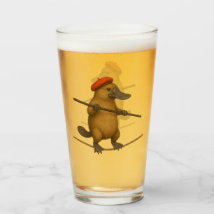 Platypus on a tightrope glass