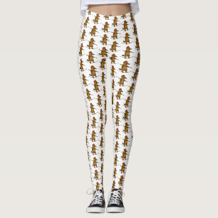 Platypus on a tightrope Leggings