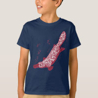 Platypus rich red colored kids t-shirt