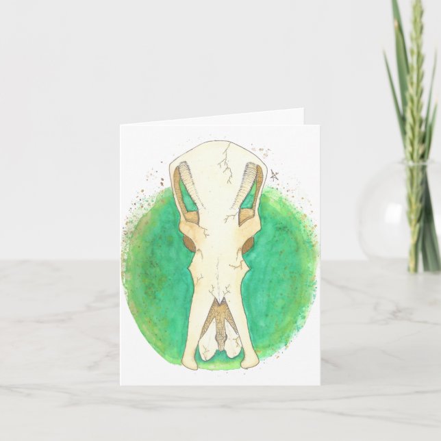 Platypus Skull Card (Front)