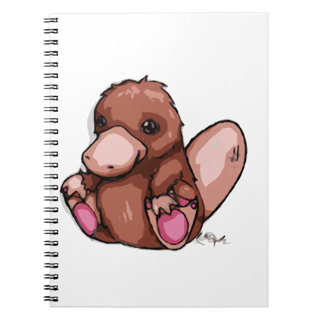 Platypus Spiral Notebook (Front)