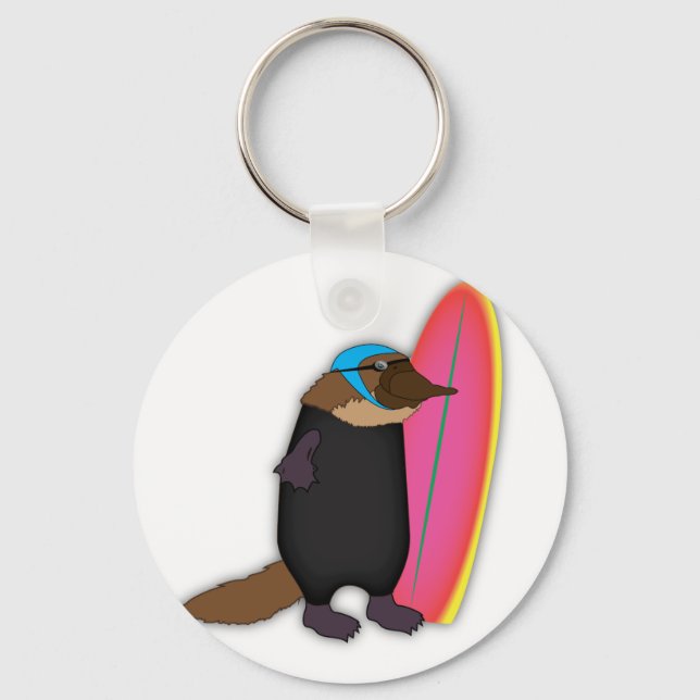 Platypus Wetsuit Key Ring (Front)