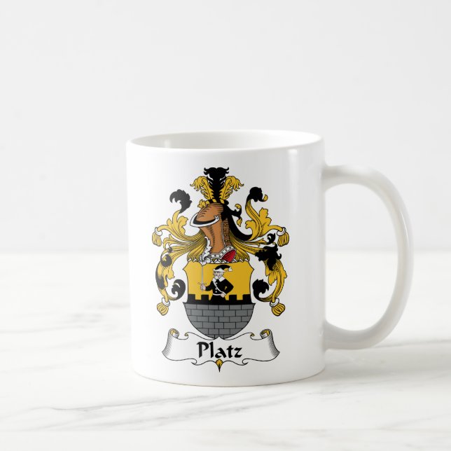 Platz Family Crest Coffee Mug (Right)