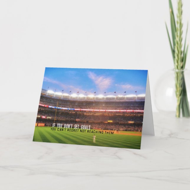 PLAY BALL Greeting Card (Front)