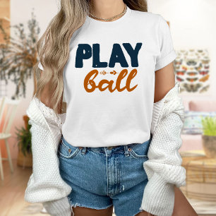 Play Ball T-Shirt, Summer Baseball T-Shirt