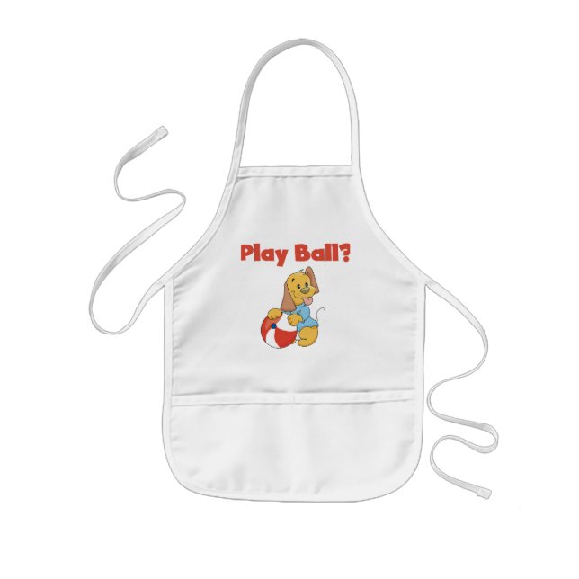 Play Ball Tshirts and Gifts Kids Apron (Front)