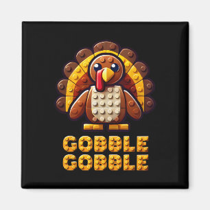 Play Building Blocks Turkey Thanksgiving Builder B Magnet