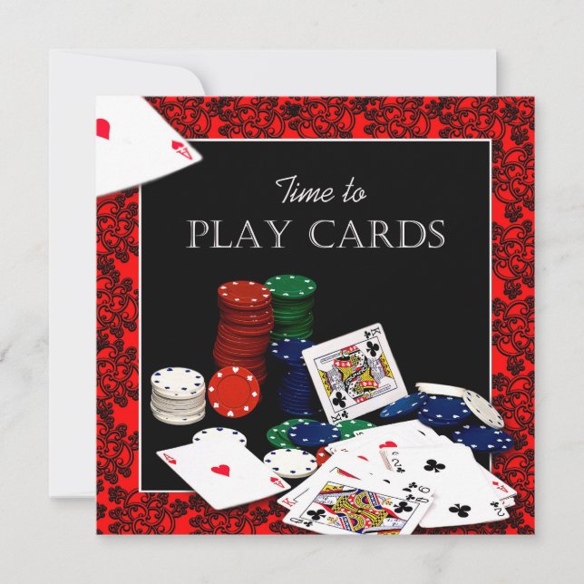 Play Cards - Invitation - (Front)