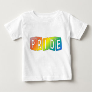 Play cubes Rainbow design Pride Baby T-Shirt
