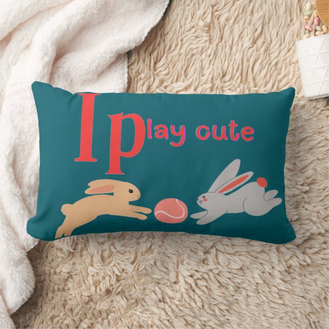 Play cute lumbar cushion (Blanket)