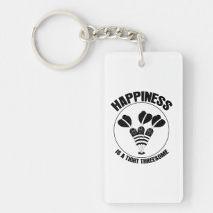 Play Dart Happiness Is A Tight Threesome Key Ring