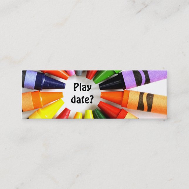 Play date? calling card (Front)