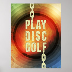 Play Disc Golf Poster
