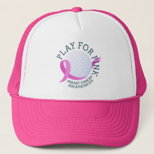 Play For Pink Breast Cancer Awareness Hat