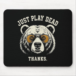 Play Government Agencyd Thanks Funny Gly Bear Mouse Pad