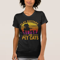Play Guitars Pet Cats Musician Cute Kitten Lover