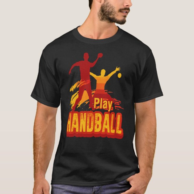 Play  Handball  T-Shirt (Front)