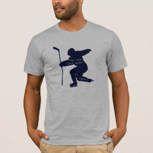 Play Hard. Celie Harder. (Blue) T-Shirt