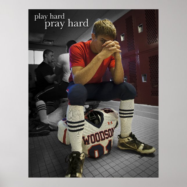Play Hard.. Pray Hard Poster (Front)