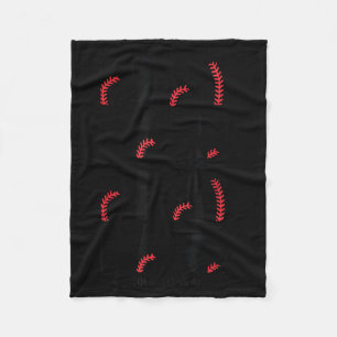 Play Hard Pray Hard Youth Boy Christian Baseball J Fleece Blanket