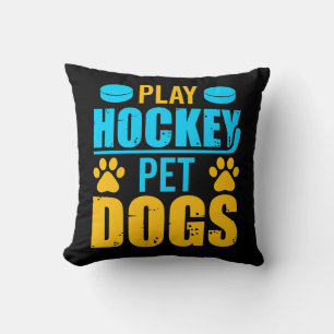 Play Hockey Pet Dogs Cushion