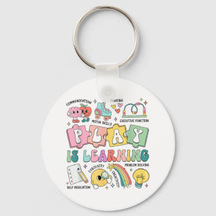 Play Is Learning Sped Teacher Appreciation _1 Key Ring