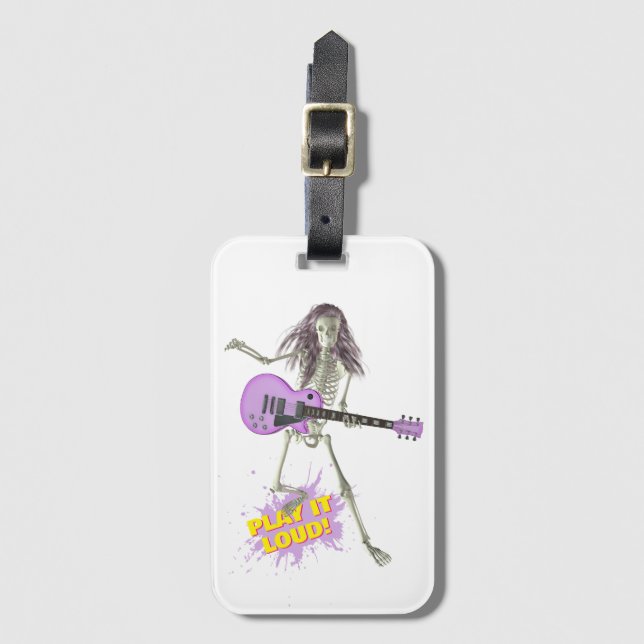 Play It Loud!  Luggage Tag (Front Vertical)