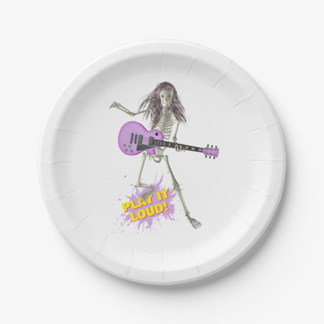 Play It Loud!  Paper Plate (Front)