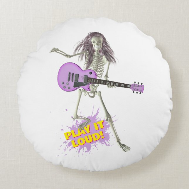 Play It Loud!  Round Cushion (Front)
