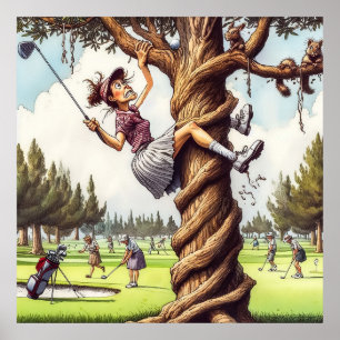 Play It Where It Lies - Golf Art Print