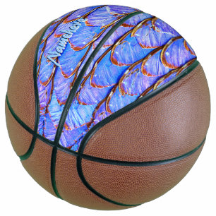 Play like a Girl! Personalised Butterfly Wings Basketball