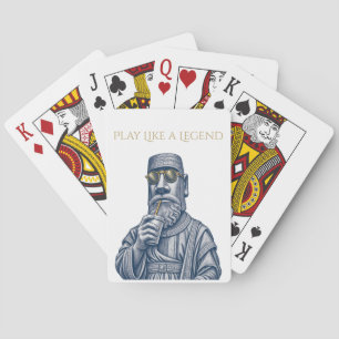 Play Like a Legend Vintage Art Playing Cards