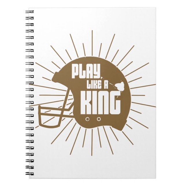 Play Like king Notebook (Front)